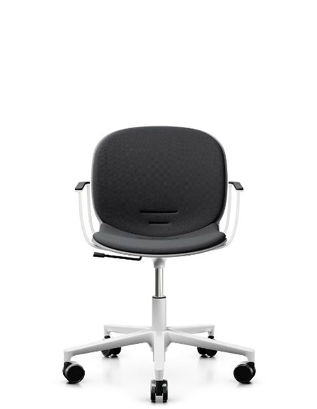 Кресло PROFIM NOOR FOOTBASE 6070SB WHITE, с подлокотниками