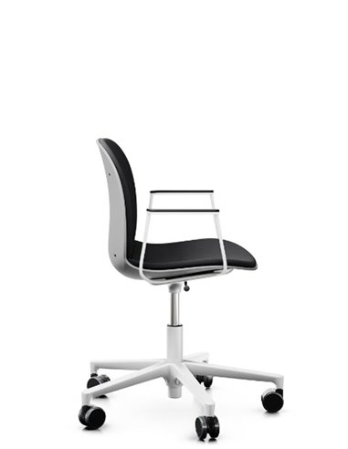 Кресло PROFIM NOOR FOOTBASE 6070SB WHITE, с подлокотниками