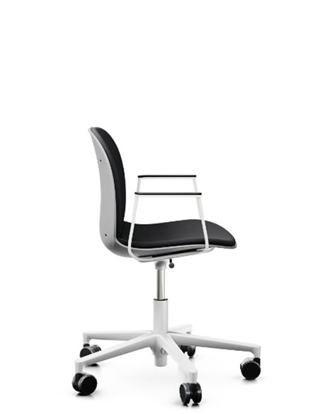 Кресло PROFIM NOOR FOOTBASE 6070SB WHITE, с подлокотниками