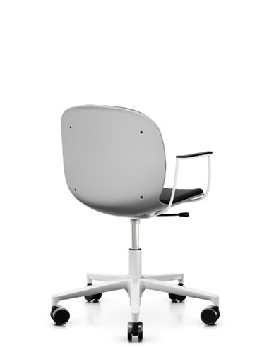 Кресло PROFIM NOOR FOOTBASE 6070SB WHITE, с подлокотниками