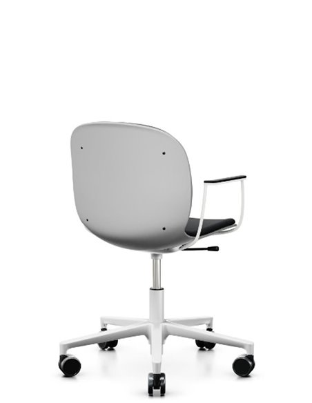Кресло PROFIM NOOR FOOTBASE 6070SB WHITE, с подлокотниками
