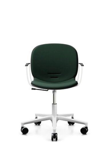 Кресло PROFIM NOOR FOOTBASE 6070SB WHITE, с подлокотниками