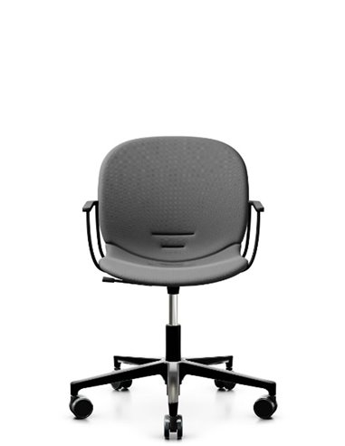 Кресло PROFIM NOOR FOOTBASE 6070F BLACK, с подлокотниками