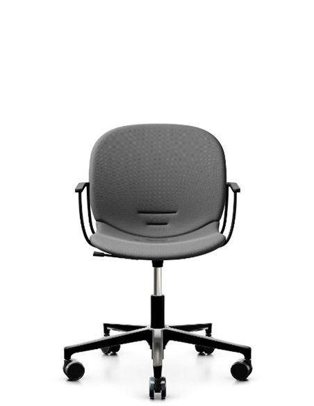 Кресло PROFIM NOOR FOOTBASE 6070F BLACK, с подлокотниками