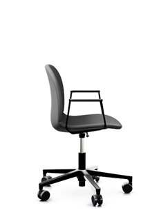 Кресло PROFIM NOOR FOOTBASE 6070F BLACK, с подлокотниками 2
