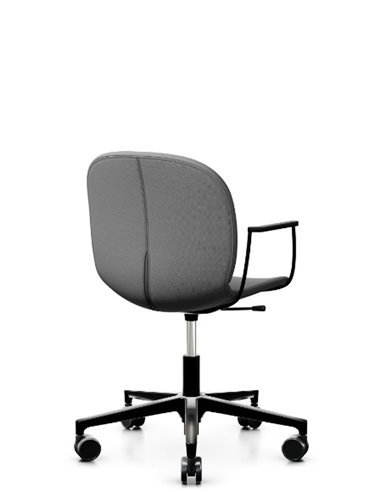 Кресло PROFIM NOOR FOOTBASE 6070F BLACK, с подлокотниками