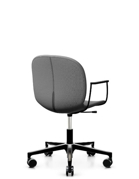 Кресло PROFIM NOOR FOOTBASE 6070F BLACK, с подлокотниками