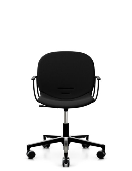 Кресло PROFIM NOOR FOOTBASE 6070F BLACK, с подлокотниками