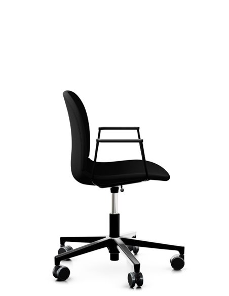 Кресло PROFIM NOOR FOOTBASE 6070F BLACK, с подлокотниками