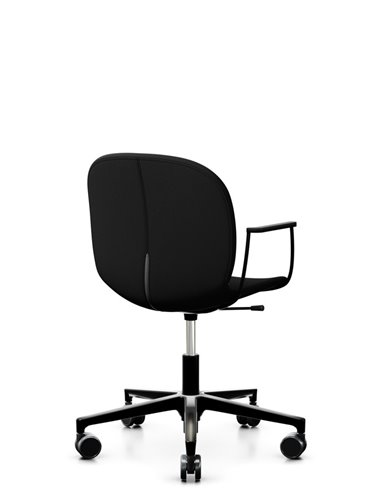 Кресло PROFIM NOOR FOOTBASE 6070F BLACK, с подлокотниками