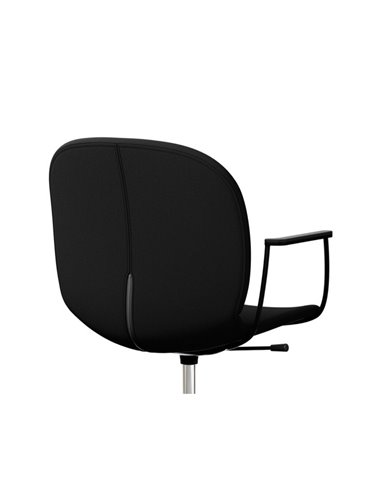 Кресло PROFIM NOOR FOOTBASE 6070F BLACK, с подлокотниками