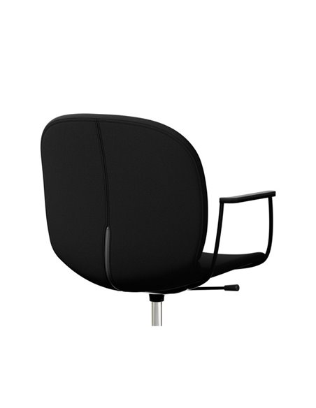 Кресло PROFIM NOOR FOOTBASE 6070F BLACK, с подлокотниками