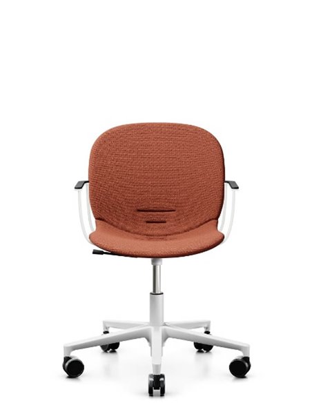 Кресло PROFIM NOOR FOOTBASE 6070F WHITE, с подлокотниками