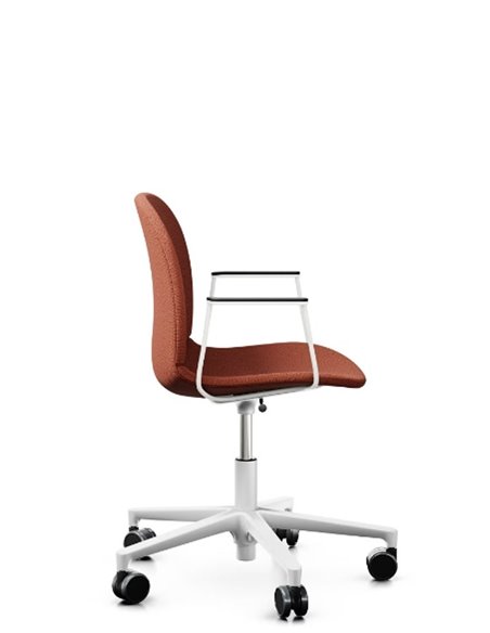 Кресло PROFIM NOOR FOOTBASE 6070F WHITE, с подлокотниками
