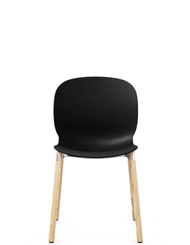 Крісло PROFIM NOOR WOODEN LEGS 6080 GRAPHITE, NATURAL ASH