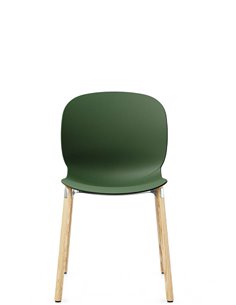 Кресло PROFIM NOOR WOODEN LEGS 6080 FOREST, NATURAL ASH