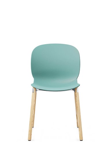 Крісло PROFIM NOOR WOODEN LEGS 6080 SEA GREEN, NATURAL ASH