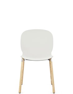 Кресло PROFIM NOOR WOODEN LEGS 6080 VANILLA, NATURAL ASH