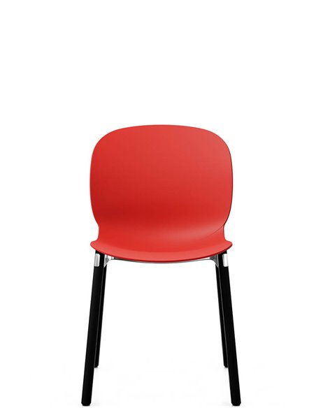 Кресло PROFIM NOOR WOODEN LEGS 6080 POPPY, DARK ASH