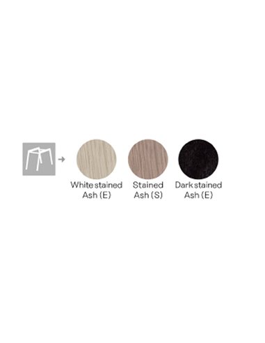 Кресло PROFIM NOOR WOODEN LEGS 6080 POPPY, DARK ASH
