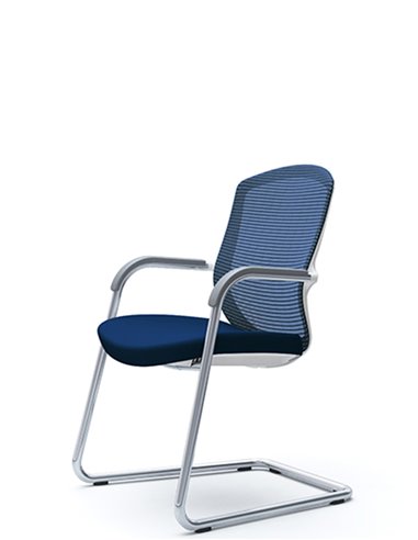 Кресло Okamura Contessa Guest chair Polished для посетителей, на полозьях