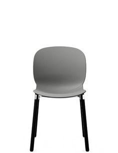 Кресло PROFIM NOOR WOODEN LEGS 6080 GLAY, DARK ASH