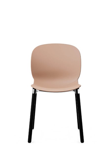 Кресло PROFIM NOOR WOODEN LEGS 6080 CORAL, DARK ASH