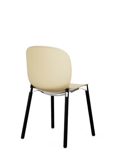 Крісло PROFIM NOOR WOODEN LEGS 6080 STRAW, DARK ASH