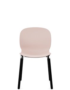 Кресло PROFIM NOOR WOODEN LEGS 6080 ROSE, DARK ASH