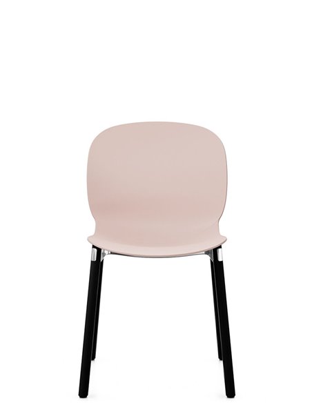 Кресло PROFIM NOOR WOODEN LEGS 6080 ROSE, DARK ASH