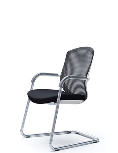 Кресло Okamura Contessa Guest chair Polished для посетителей, на полозьях