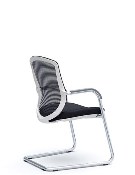 Кресло Okamura Contessa Guest chair Polished для посетителей, на полозьях