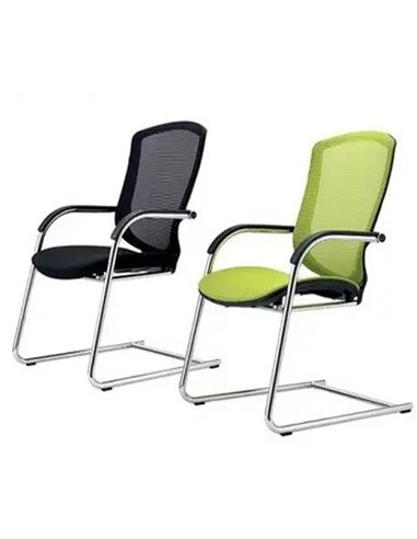 Кресло Okamura Contessa Guest chair Polished для посетителей, на полозьях
