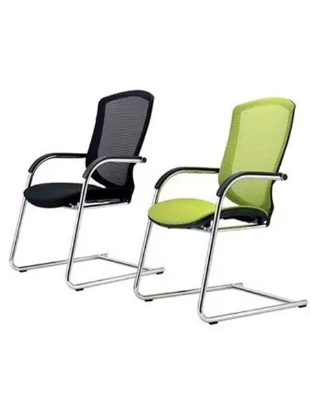Кресло Okamura Contessa Guest chair Polished для посетителей, на полозьях