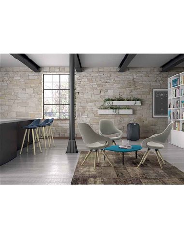 Кресло LEYFORM SAMBA 51550 для посетителя, тканевое