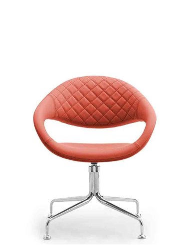 Кресло LEYFORM SAMBA 51500 для посетителя, кожаное