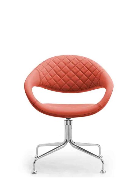 Кресло LEYFORM SAMBA 51500 для посетителя, кожаное