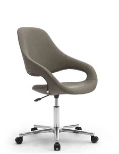 Кресло LEYFORM SAMBA PLUS 51512 для посетителя, тканевое, с высокой спинкой