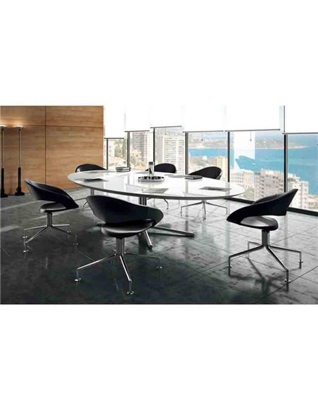 Кресло LEYFORM SAMBA PLUS 51512 для посетителя, тканевое, с высокой спинкой