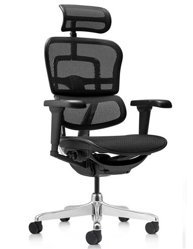 Кресло ERGOHUMAN ULTRA (EHU-AB-HAM-4D, сетка T-168-B1 BLACK), эргономичное