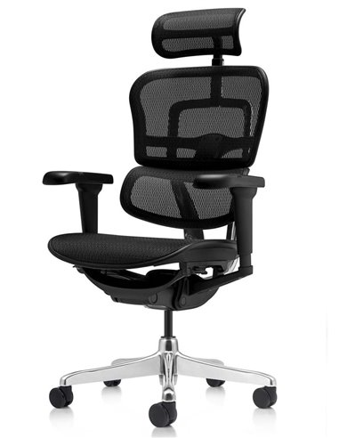 Кресло ERGOHUMAN ULTRA (EHU-AB-HAM-4D, сетка T-168-B1 BLACK), эргономичное
