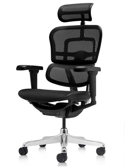 Кресло ERGOHUMAN ULTRA (EHU-AB-HAM-4D, сетка T-168-B1 BLACK), эргономичное