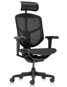 Кресло ENJOY ULTRA (EJU-B-HAM-4D, сетка T-168-B1 BLACK), эргономичное