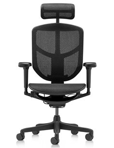 Кресло ENJOY ULTRA (EJU-B-HAM-4D, сетка T-168-B1 BLACK), эргономичное 2