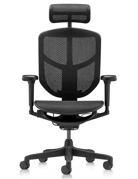 Кресло ENJOY ULTRA (EJU-B-HAM-4D, сетка T-168-B1 BLACK), эргономичное