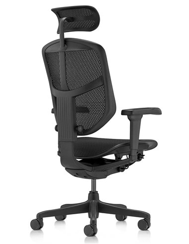 Кресло ENJOY ULTRA (EJU-B-HAM-4D, сетка T-168-B1 BLACK), эргономичное