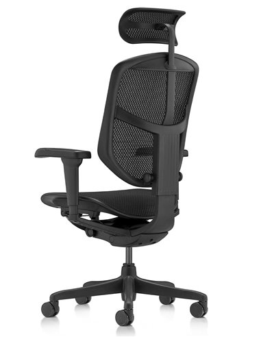 Кресло ENJOY ULTRA (EJU-B-HAM-4D, сетка T-168-B1 BLACK), эргономичное