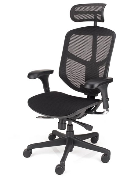 Кресло ENJOY BUDGET 2 BLACK FABRIC эргономичное
