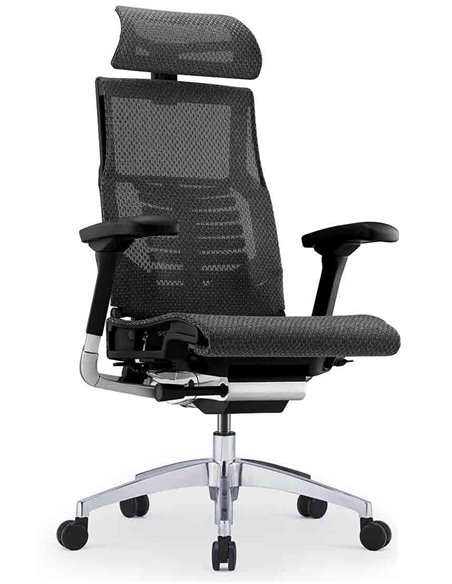 Кресло COMFORT POFIT 2 BLACK с анатомической поддержкой