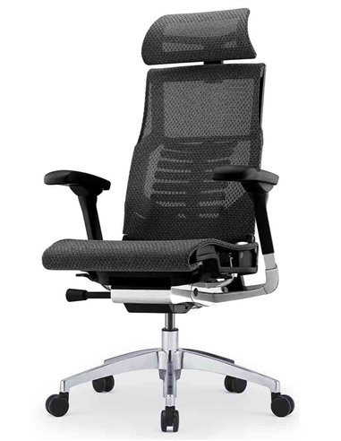 Кресло COMFORT POFIT 2 BLACK с анатомической поддержкой